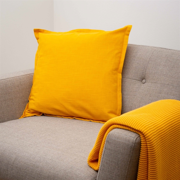 Cushion cover w/flounce 50x50 Sunflower